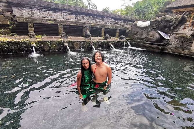 Ubud Village, Tegalalang Rice Terrace Swing, Tirta Empul Temple and Waterfafall - What the private car adds