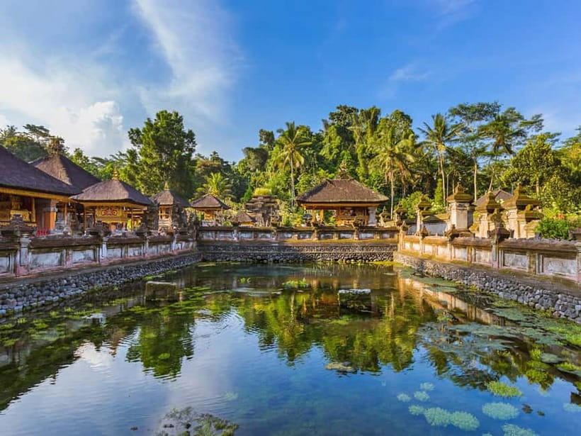 Ubud: Waterfalls, Temple, and Rice Terrace Private Day Tour - Tirta Empul Temple and the meaning of holy water