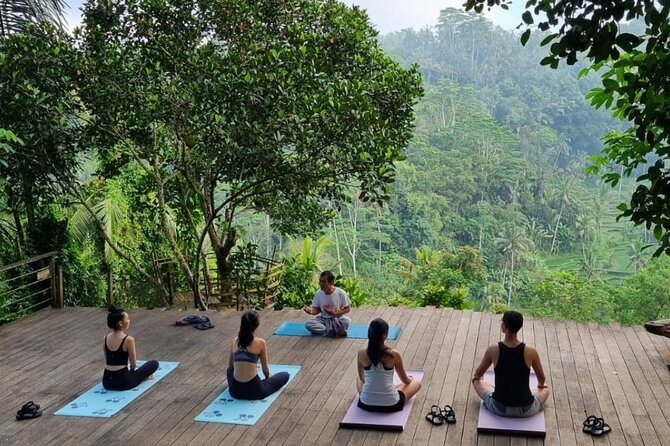 Ubud yoga, rice terrace walk and floating Breakfast tour - Why this Bali combination works