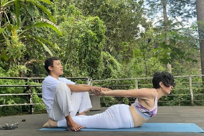 Ubud yoga, rice terrace walk and floating Breakfast tour - Who will enjoy this day most?