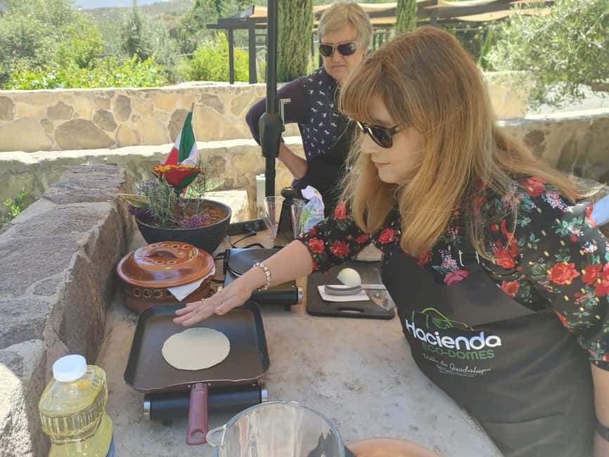 Valle de Guadalupe: Mexican Cooking at Hacienda Eco-Domes - Meeting Betty and Learning About the Property