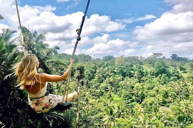Water Rafting adventure with Jungle Swing & rice terraces - A private day with pickup from Seminyak
