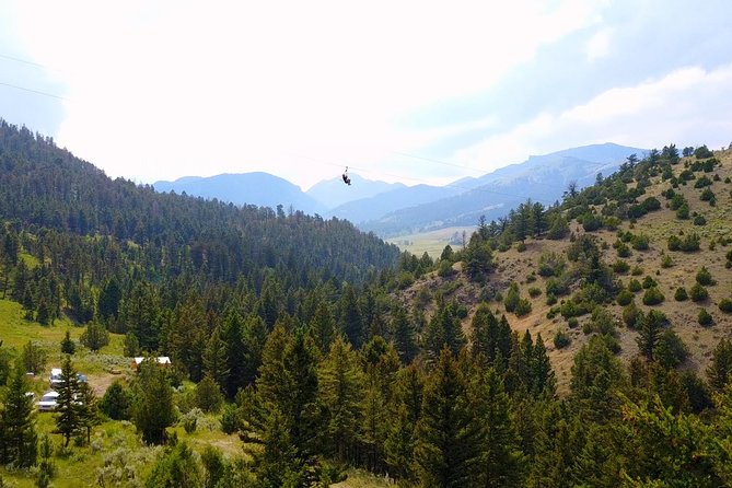 Yellowstone Zipline EcoTour at the Ranch - Flying over the Stermitz Ranch near Yellowstone