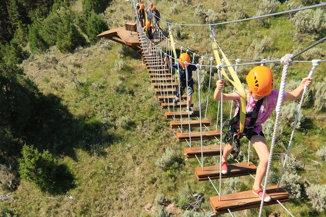 Yellowstone Zipline EcoTour at the Ranch - A good choice for first-time zipliners