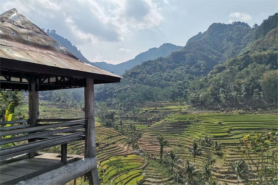 Yogyakarta: Selogriyo Temple, Rice Terraces & Waterfall Tour - A small temple with a peaceful setting